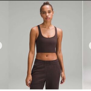 Lululemon Wundermost Ultra-Soft Nulu Scoop-Neck Cropped Tank